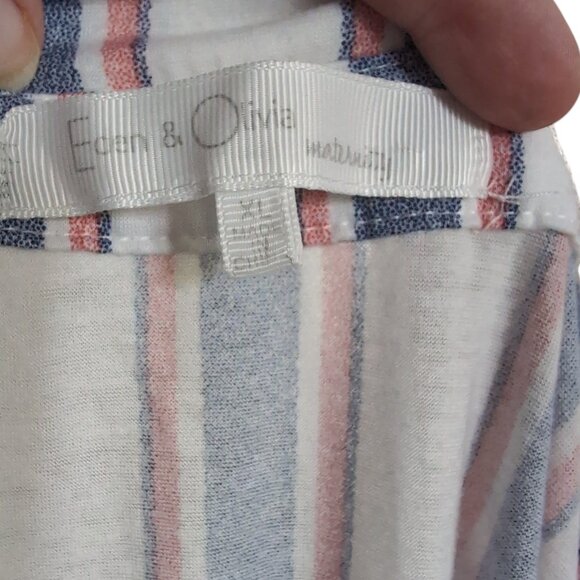 Eden & Olivia Button Down Blouse Shirt Stripes XL - Picture 4 of 5